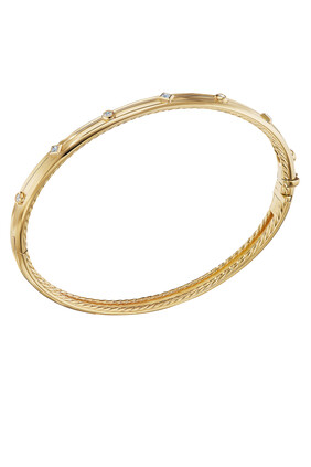 Modern Renaissance Bracelet, 18k Gold With Diamonds